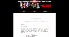 Desktop Screenshot of batmansucksforever.com